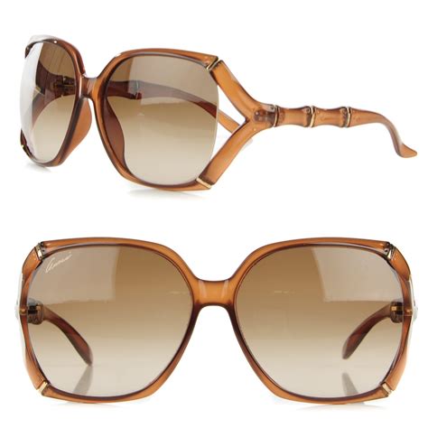 gucci bamboo sunglasses brown|gucci women's sunglasses sunglass hut.